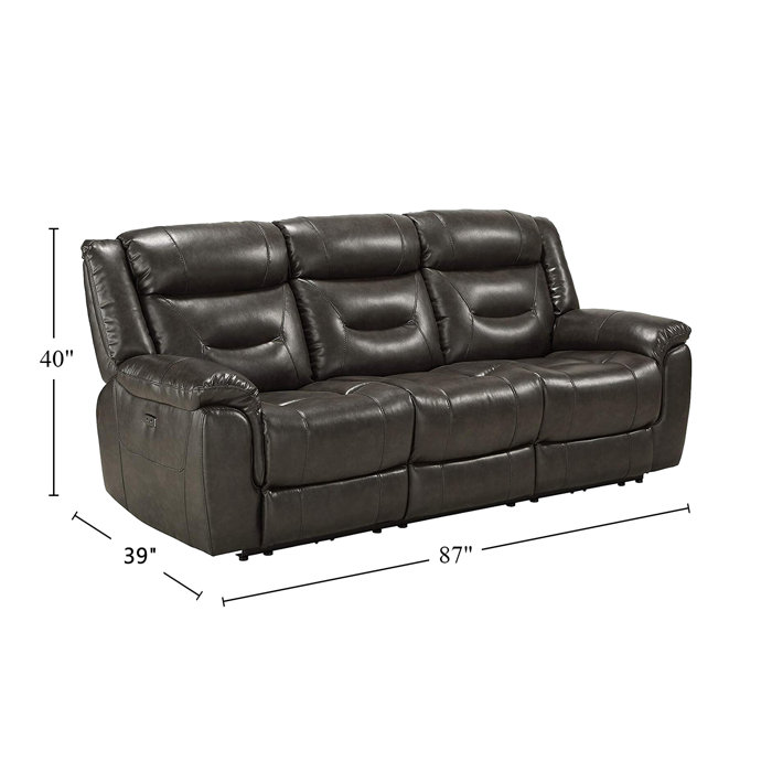 Latitude Run® 87" Pillow top Arm Reclining Sofa Wayfair